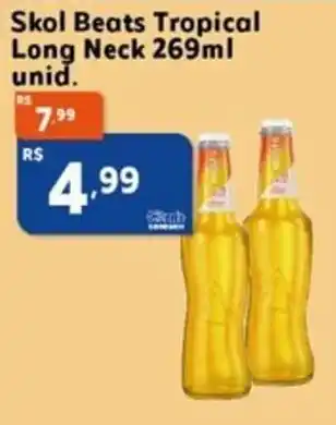 GoodBom Skol Beats Tropical Long Neck 269ml unid. oferta