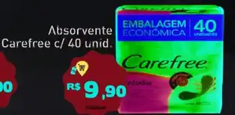 Absorvente Carefree c/40 unid.