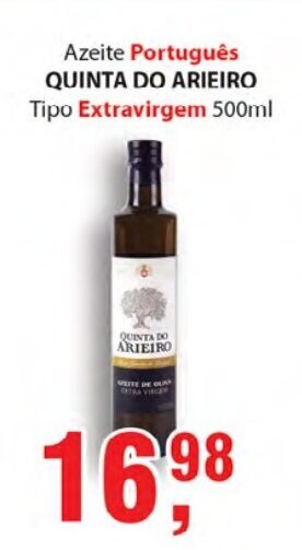 Supermercados Mundial Azeite Portugues Quinta Do Arieiro tipo Extravirgem 500ml oferta