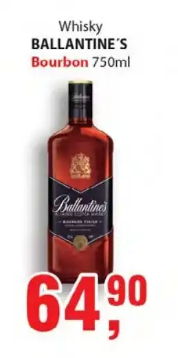 Supermercados Mundial Whisky Ballantine's Bourbon 750ml oferta