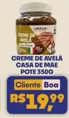 CREME DE AVELA CASA DE MAE POTE 350G