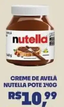 CREME DE AVELA NUTELLA POTE 140G