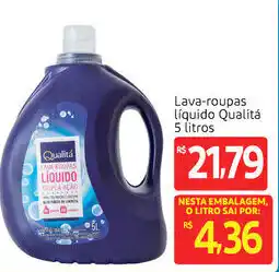 Extra Hiper Lava-Roupas Liquido Qualita 5L oferta