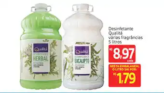 Extra Hiper Desinfetante Qualita varias fragrancias 5L oferta