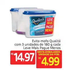 Extra Hiper Evita-mofo Qualita com 3 unidades de 180g cada leve mais pague menos oferta