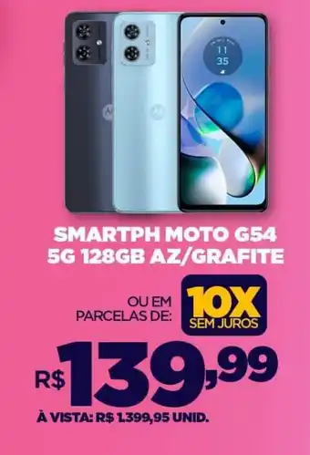 DB Supermercados SMARTPH MOTO G54 5G 128GB AZ/GRAFITE oferta