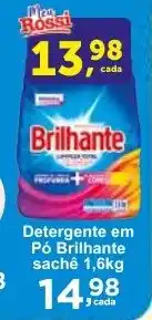 Rossi Supermercado Detergente em Pó Brilhante sachê 1,6kg oferta
