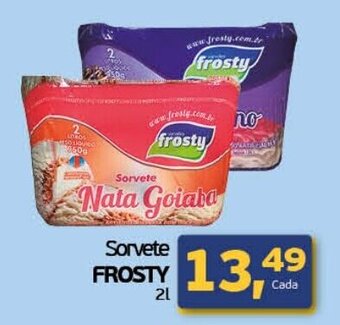 Cometa Supermercados Sorvete Frosty 2L oferta
