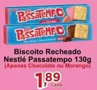 Rossi Supermercado Biscoito Recheado Nestlé Passatempo 130g oferta
