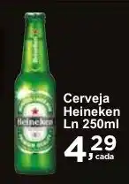 Rossi Supermercado Cerveja Heineken Ln 250ml oferta