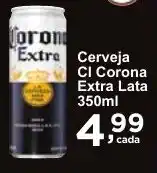 Rossi Supermercado Cerveja Corona Extra Lata 350ml oferta