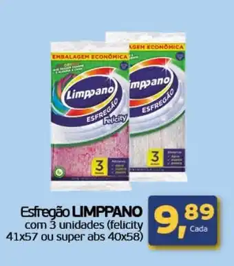 Esfregao Limpano com 3 unidades