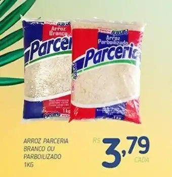 Arroz Parceria Branco ou Parbolizado 1kg