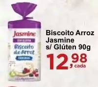Rossi Supermercado Biscoito Arroz Jasmine s/ Glúten 90g oferta
