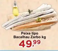Rossi Supermercado Peixe tipo Bacalhau Zarbo kg oferta