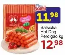 Rossi Supermercado Salsicha Hot Dog Perdigão kg oferta