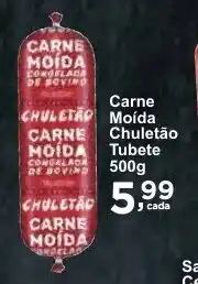 Rossi Supermercado Carne Moída Chuletão Tubete 500g oferta
