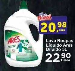 Rossi Supermercado Lava Roupas Líquido Ares Diluído 5L oferta