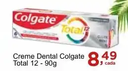 Rossi Supermercado Creme Dental Colgate Total 12 - 90g oferta