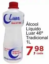 Rossi Supermercado Álcool Líquido Luar 46° Tradicional 1L oferta