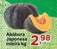 Rossi Supermercado Abóbora Japonesa Inteira kg oferta