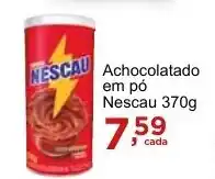 Rossi Supermercado Achocolatado em pó Nescau 370g oferta