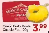 Rossi Supermercado Queijo Prato Monte Castelo Fat. 100g oferta