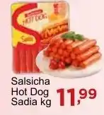 Rossi Supermercado Salsicha Hot Dog Sadia kg oferta