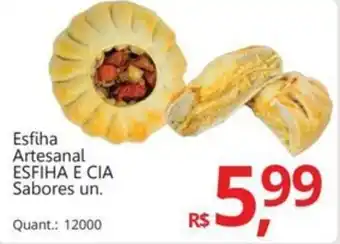 Supermercados Koch Esfiha Artesanal ESFIHA E CIA Sabores un. oferta