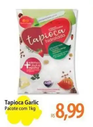 Tapioca Garlic Pacote com 1kg