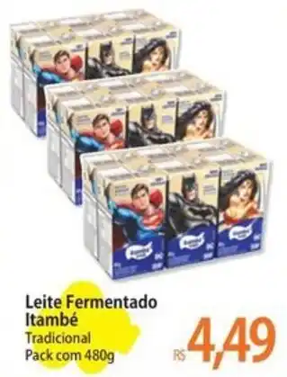 Atacadão Leite Fermentado Itambé Tradicional Pack com 480g oferta