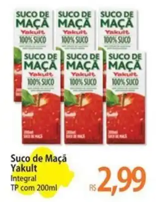 Atacadão Suco de Maçã Yakult Integral TP com 200ml oferta