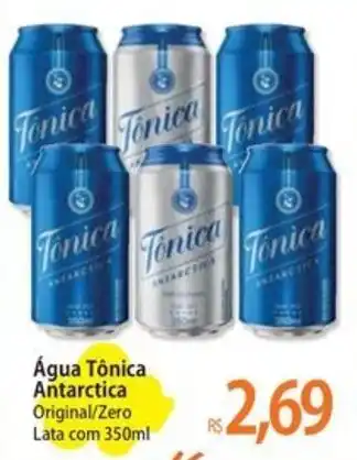 Atacadão Água Tônica Antarctica Original/Zero Lata com 350ml oferta