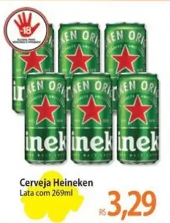 Atacadão Cerveja Heineken Lata com 269ml oferta