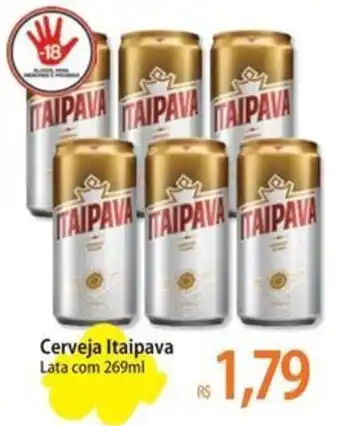 Atacadão Cerveja Itaipava Lata com 269ml oferta