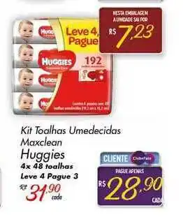 Muffato Kit Toalhas Umedecidas Maxclean Huggies oferta
