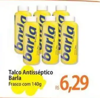 Atacadão Talco Antisséptico Barla Frasco com 140g oferta