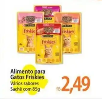 Atacadão Alimento para Gatos Friskies Vários sabores Saché com 85g oferta
