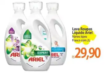 Atacadão Lava Roupas Líquido Ariel Vários tipos Frasco com 2L oferta