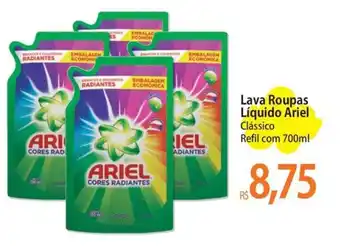 Atacadão Lava Roupas Líquido Ariel Clássico Refil com 700ml oferta