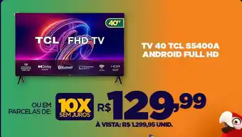 DB Supermercados TV 40 TCL S5400A ANDROID FULL HD oferta