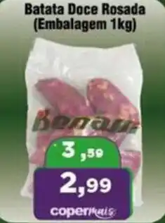 Copercana Batata Doce Rosada (Embalagem 1kg) oferta