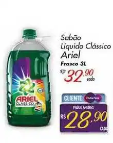 Muffato Sabão Liquido Clássico Ariel 3L oferta