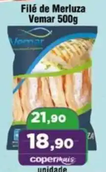 Copercana Filé de Merluza Vemar 500g oferta