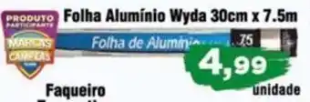 Folha Alumínio Wyda 30cm x 7.5m