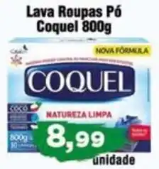 Lava Roupas Pó Coquel 800g