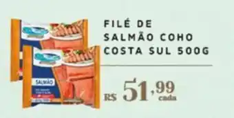Empório Bahamas FILÉ DE SALMÃO COHO COSTA SUL 500G oferta