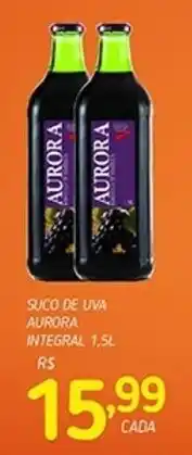 Suco de Uva Aurora integral 1.5L