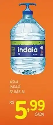 Agua Indaia s/ gas 5L