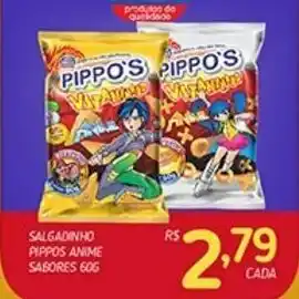Salgadinho Pippos Anime sabores 60g
